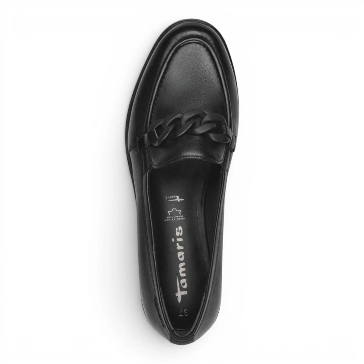 24201-41-003 Tamaris ženska mokasina BLACK LEATHER