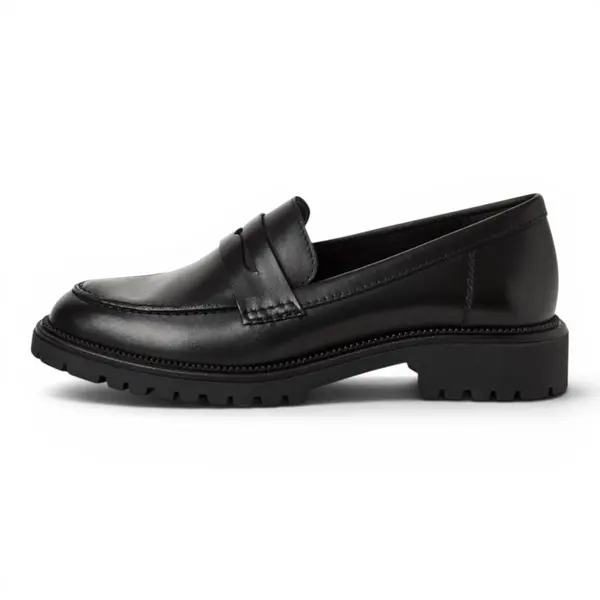24300-45-003 Tamaris ženska mokasina BLACK LEATHER