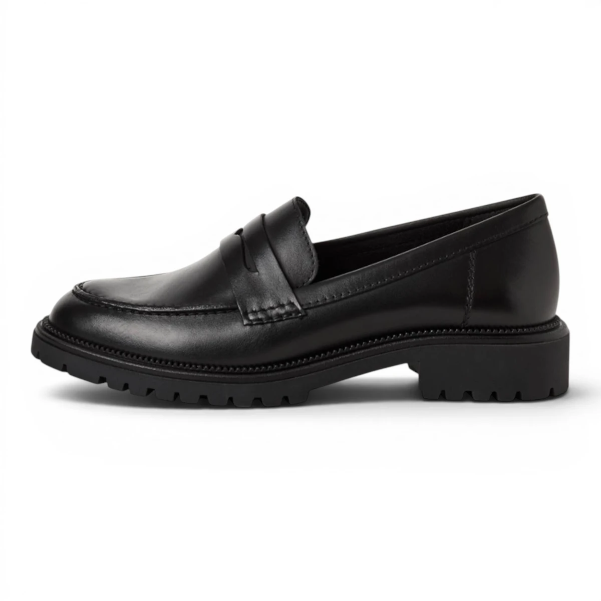 24300-45-003 Tamaris ženska mokasina BLACK LEATHER