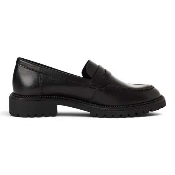 24300-45-003 Tamaris ženska mokasina BLACK LEATHER