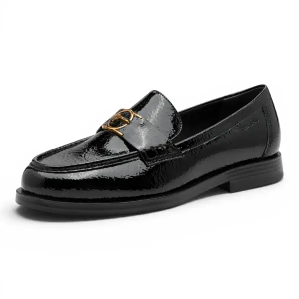 Ženske Mokasine Tamaris Black Patent