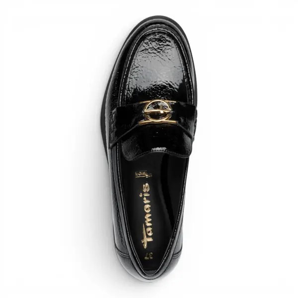 24351-45-018 Tamaris ženska mokasina BLACK PATENT