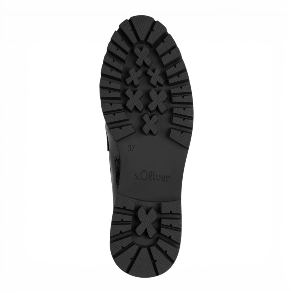 24729-45-018 s.Oliver ženska mokasina BLACK PATENT