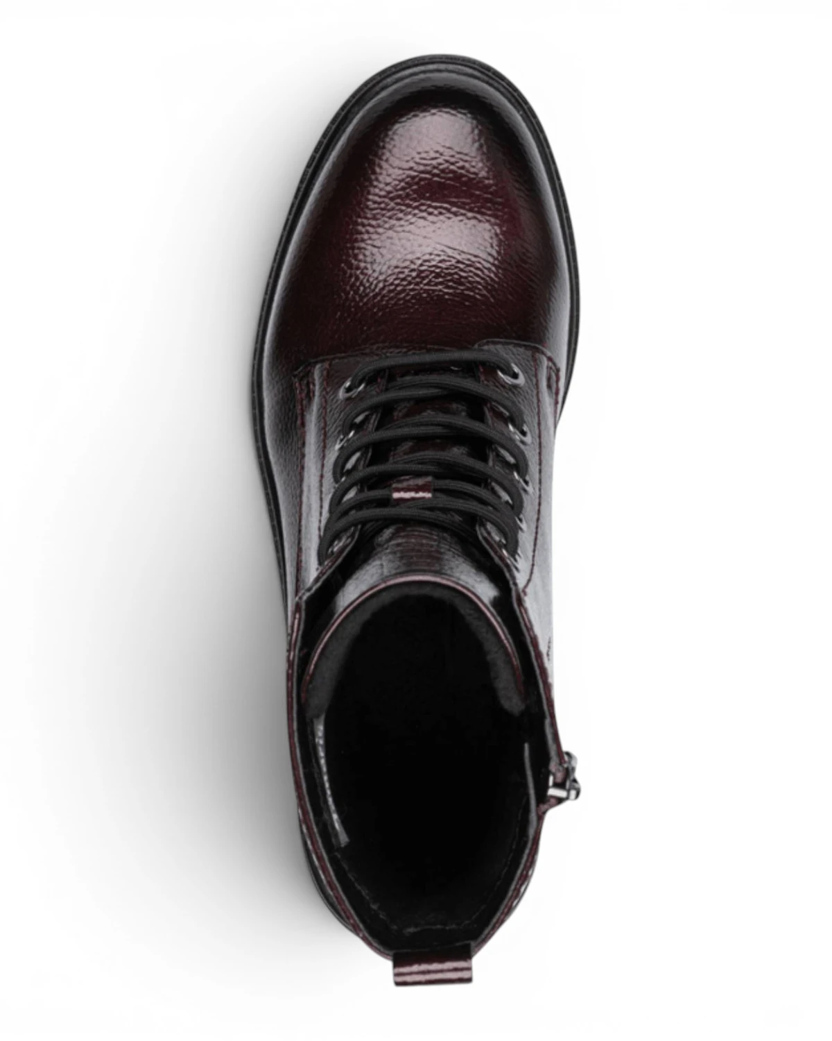 25236-43-568 Tamaris ženska gležnjača MERLOT PATENT