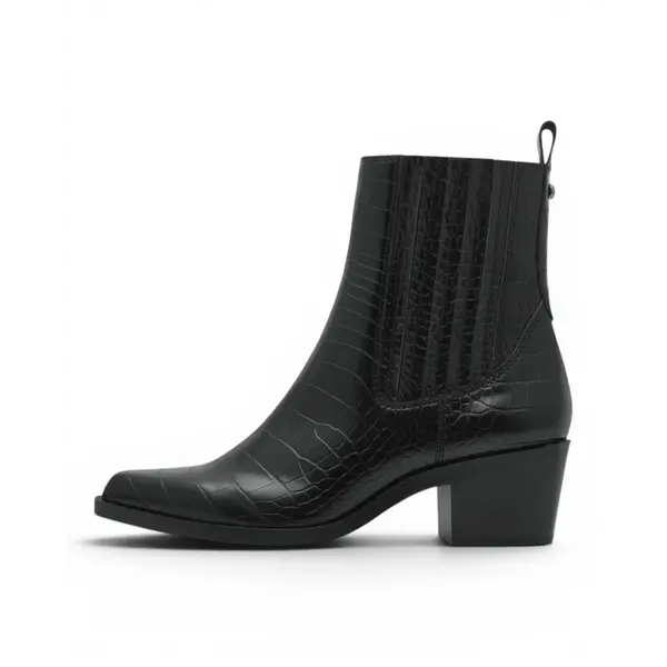 25310-43-028 Tamaris ženska gležnjača BLACK CROCO