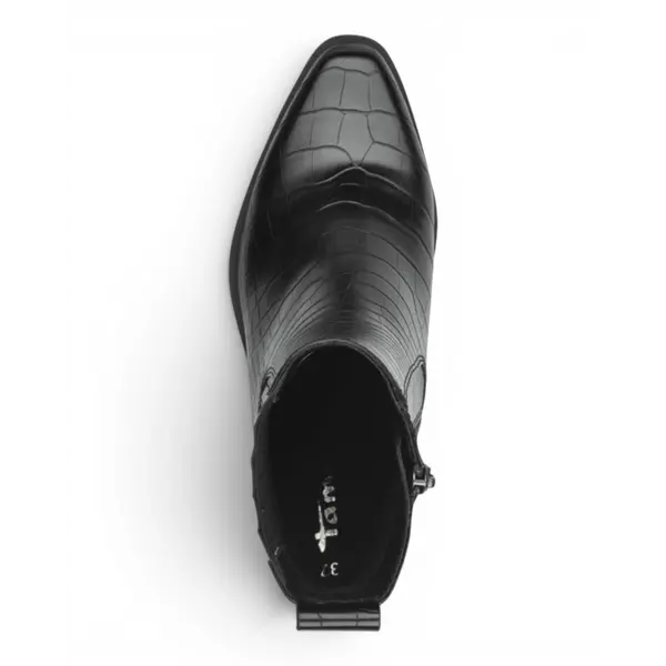 25310-43-028 Tamaris ženska gležnjača BLACK CROCO