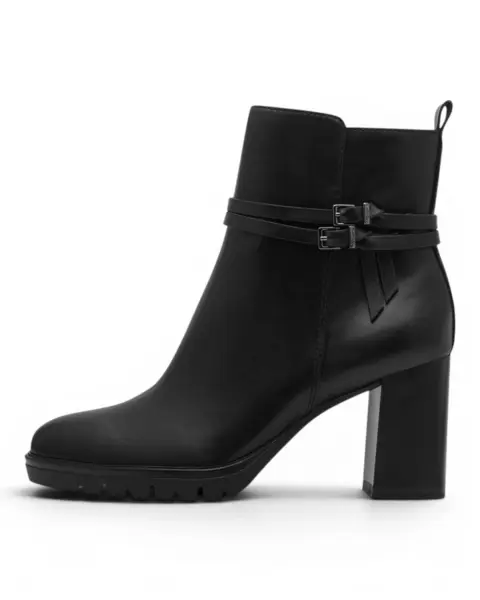 Elegantna ženska gležnjača Tamaris BLACK – Stil na visoku petu