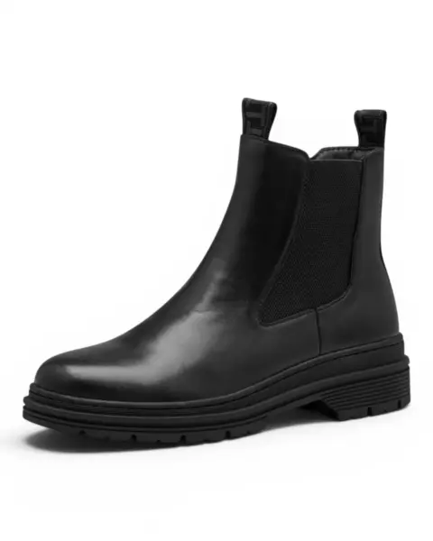 Tamaris Ženska Kožna Gležnjača BLACK LEATHER
