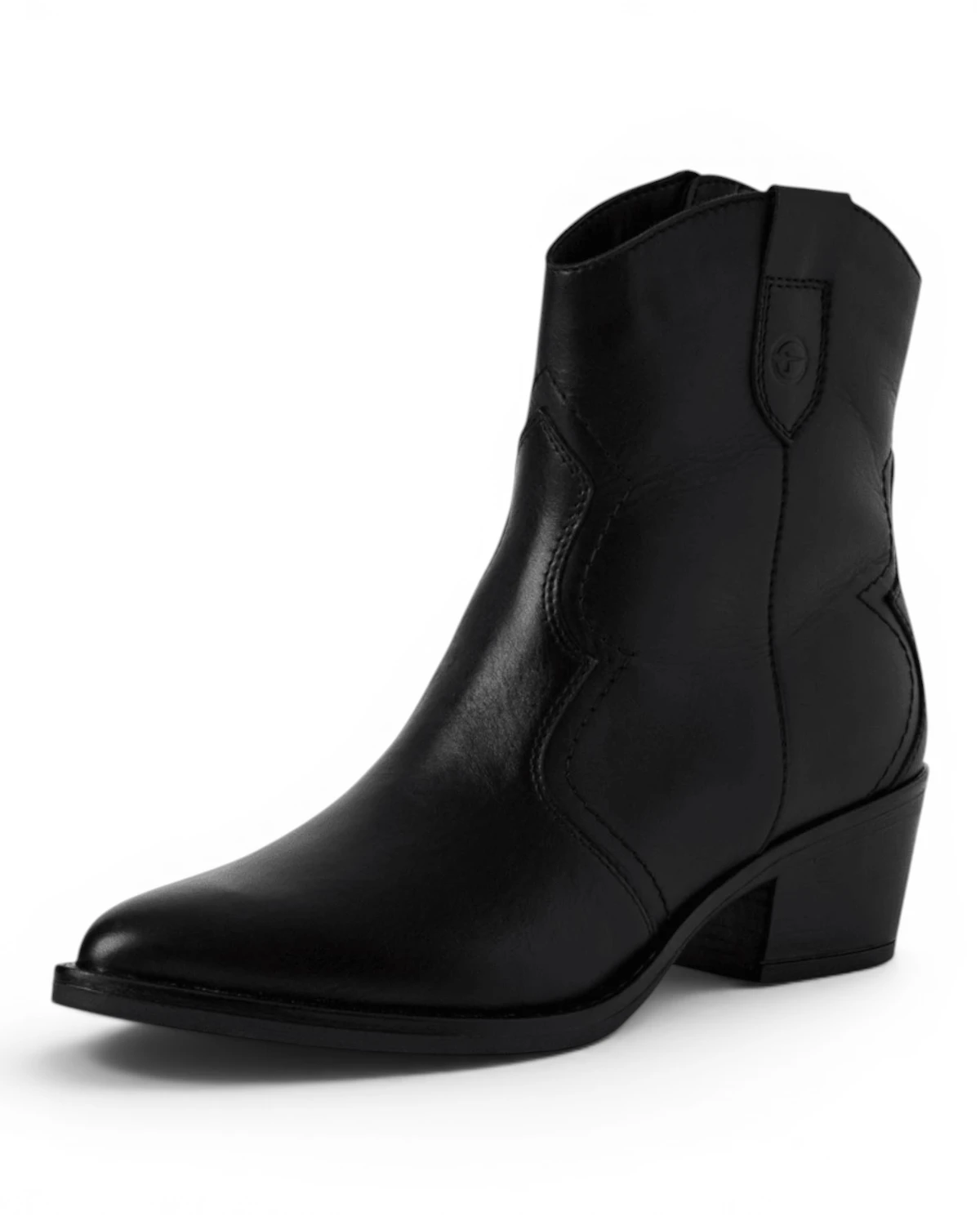 25702-41-003 Tamaris ženska gležnjača BLACK LEATHER