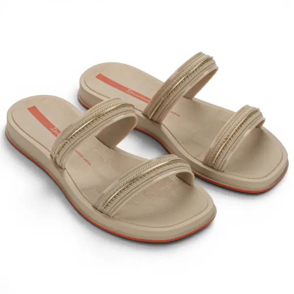27400-BR777 Ipanema glow slide ad beige/gold/orange