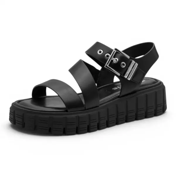 Ženske sandale Tamaris Black – Moderna Udobnost na Punu Petu