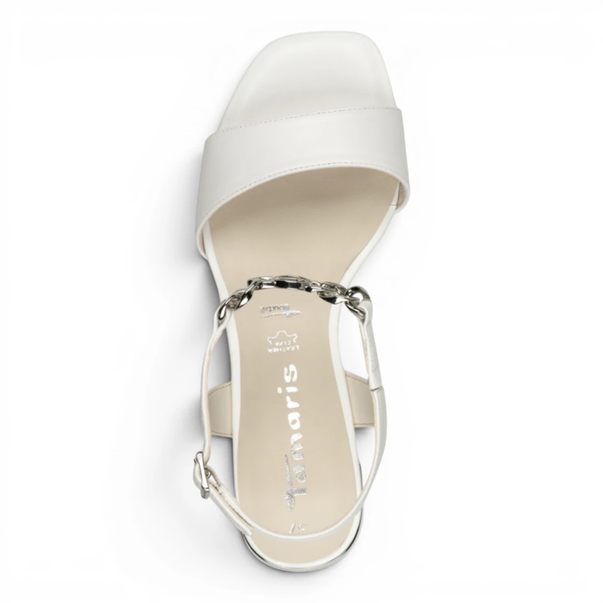 28245-44-100 Tamaris ženska sandala WHITE
