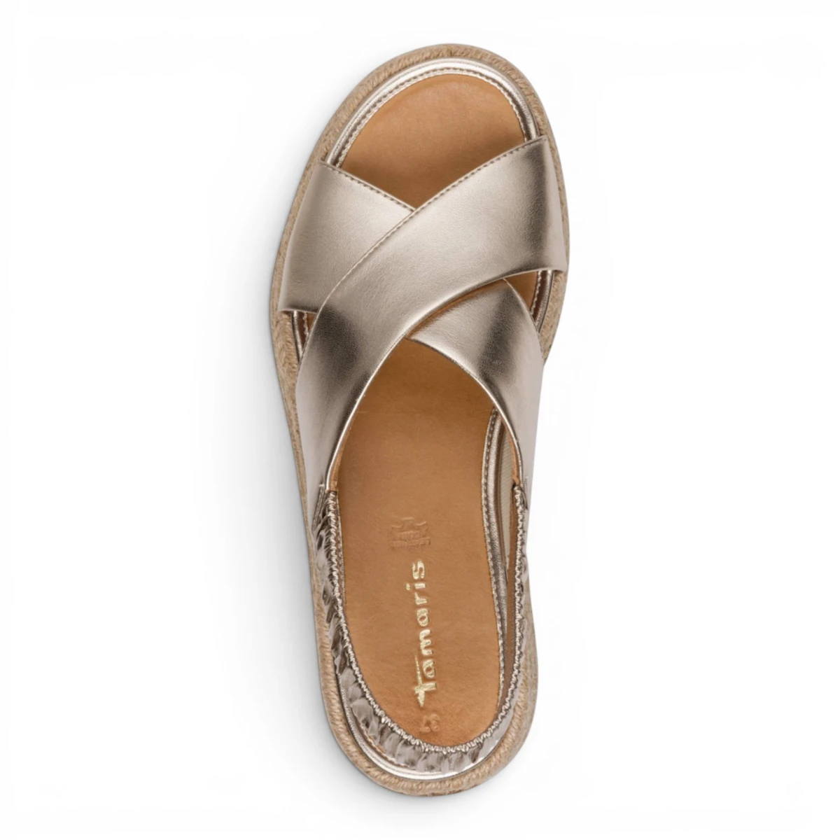 28246-46-933 Tamaris ženska sandala LIGHT GOLD