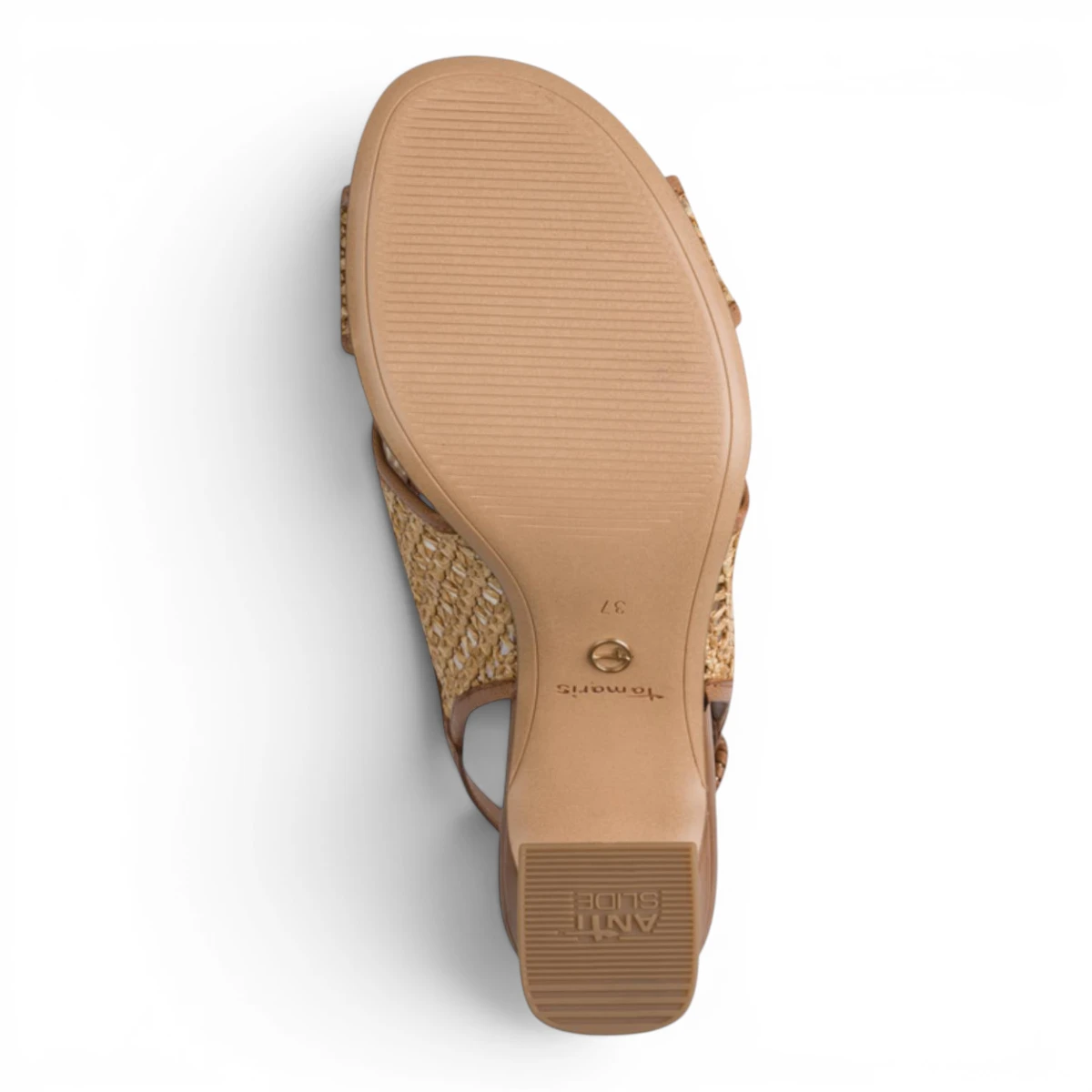 28315-46-392 Tamaris ženska sandala COGNAC COMB