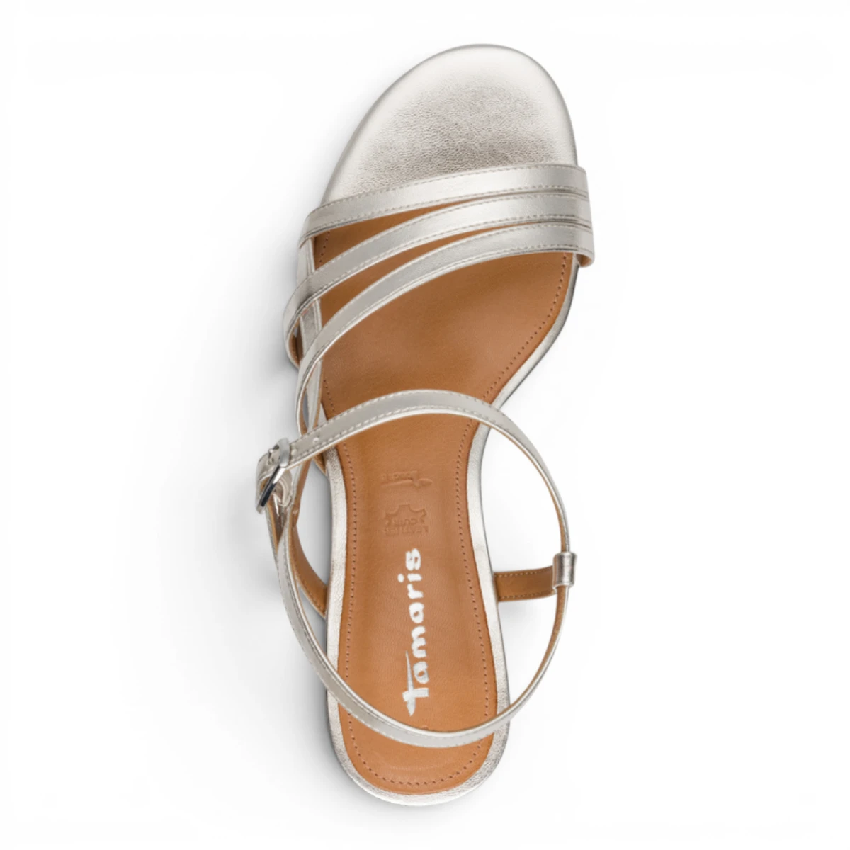 28350-46-957 Tamaris ženska sandala PLATINUM