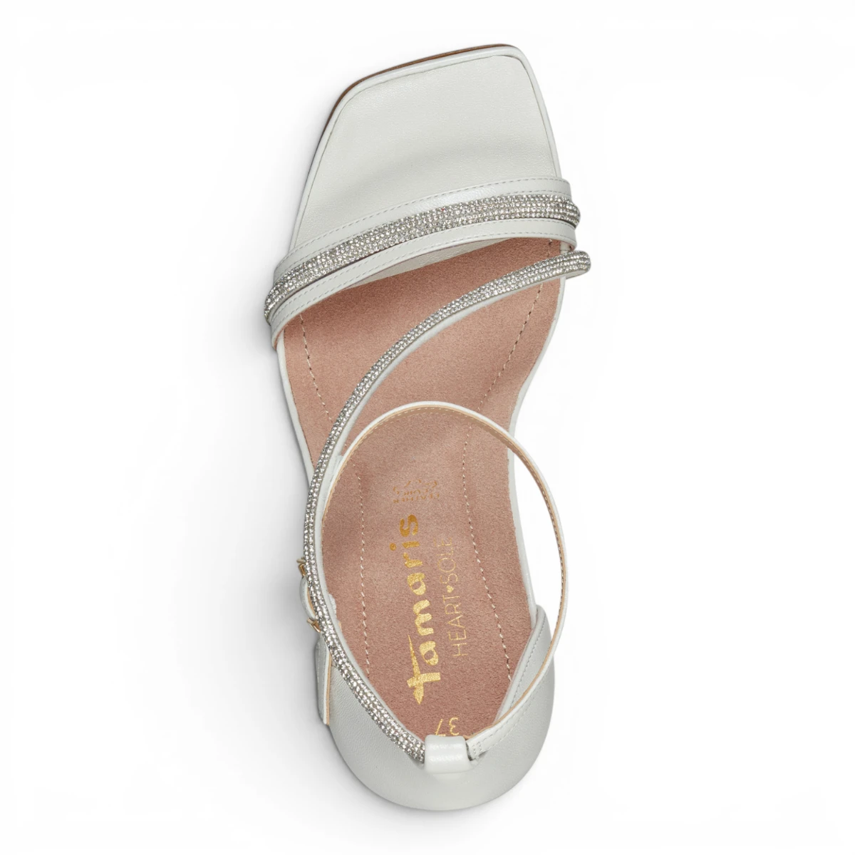 28365-20-101 Tamaris ženska sandala WHITE PEARL