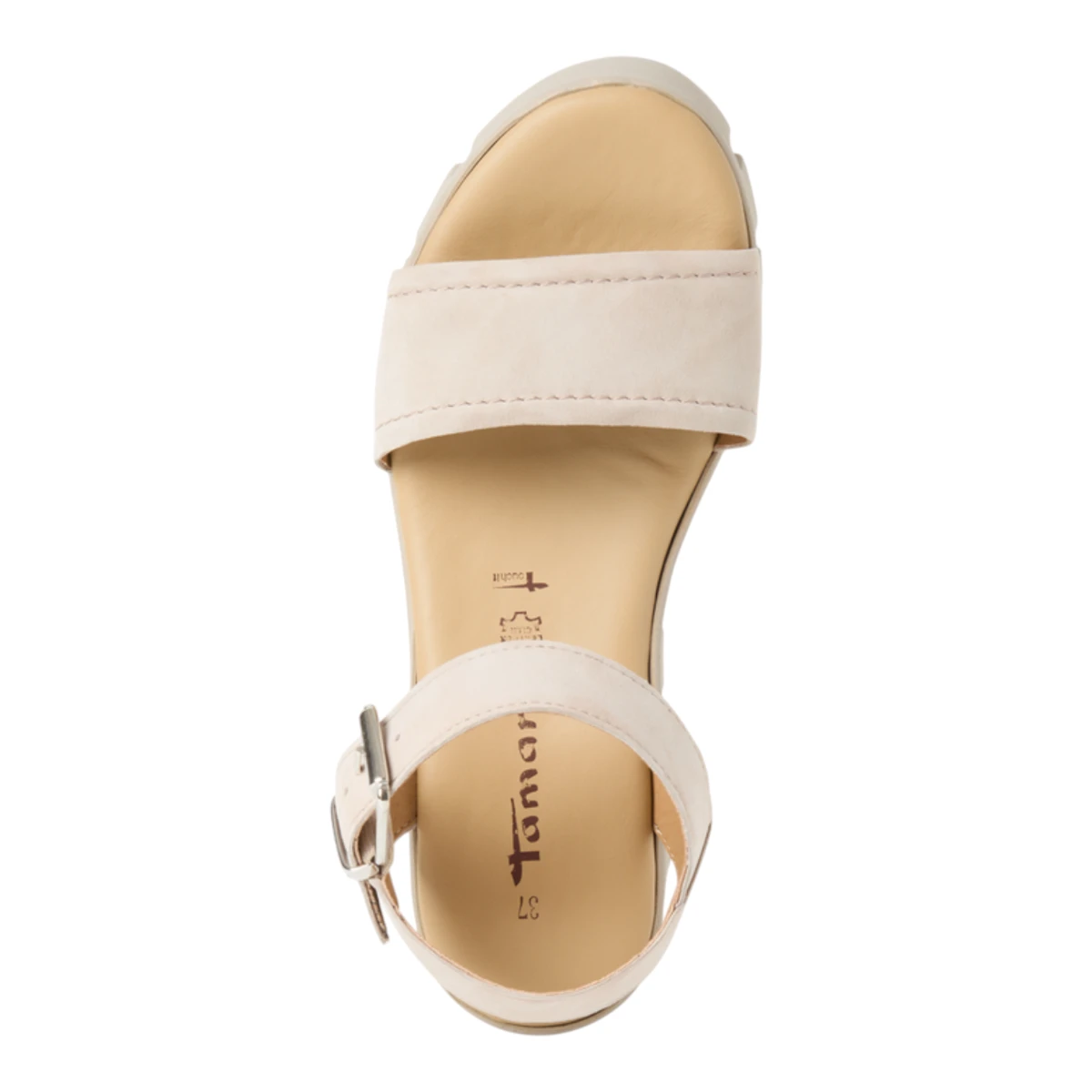 28712-42-378 Tamaris ženska sandala TAUPE SUEDE