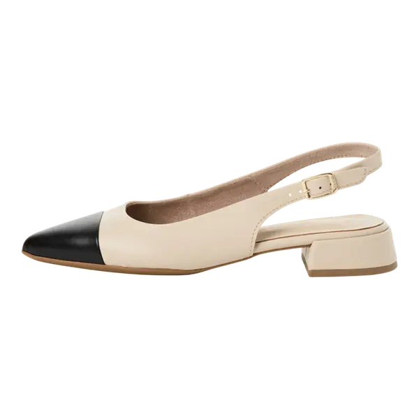 29400-44-415 Tamaris ženska cipela na otvorenu petu IVORY LEA.COMB
