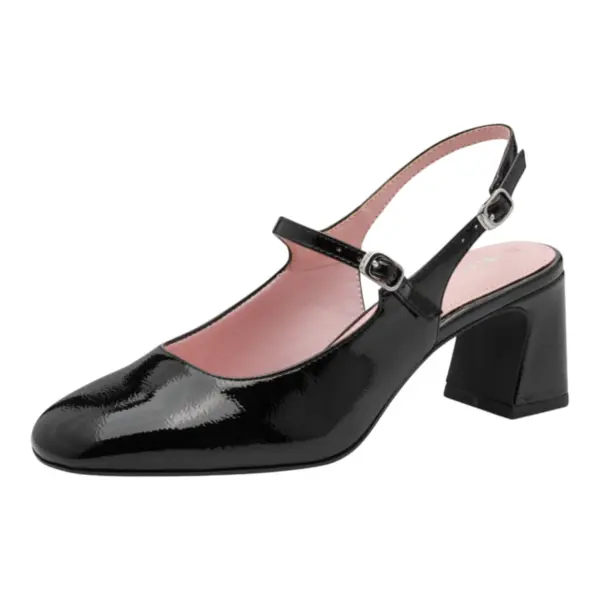 Tamaris ženska cipela na otvorenu petu BLACK PATENT