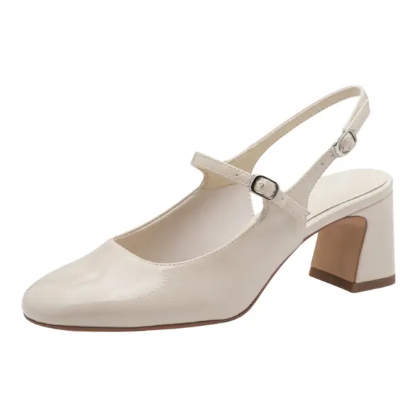 29601-46-432 Tamaris ženska cipela na otvorenu petu IVORY PATENT
