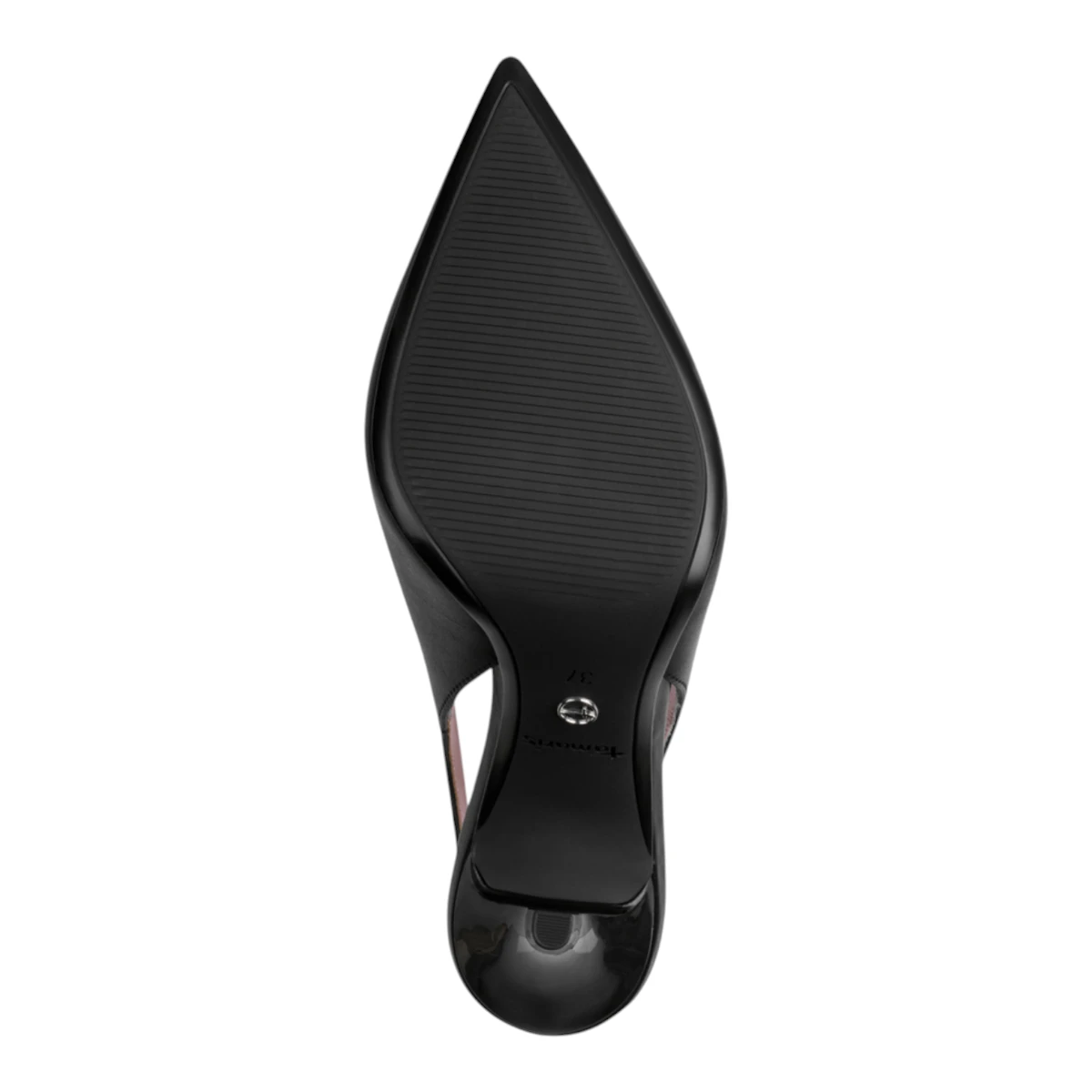 29642-46-003 Tamaris ženska cipela na otvorenu petu BLACK LEATHER