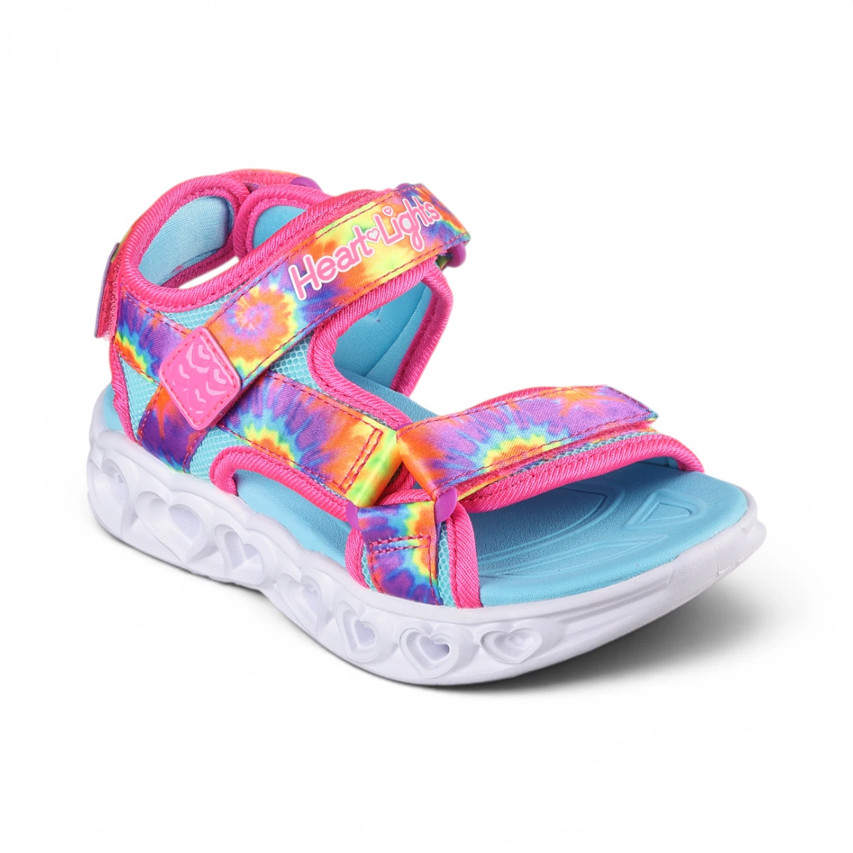 302160L-HPMT Heart Lights Sandals Color Gr sandale ružičaste – Skechers