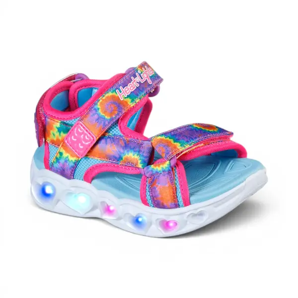 302160N-HPMT Heart Lights Sandals Color Gr svjetleće sandale ružičaste – Skechers