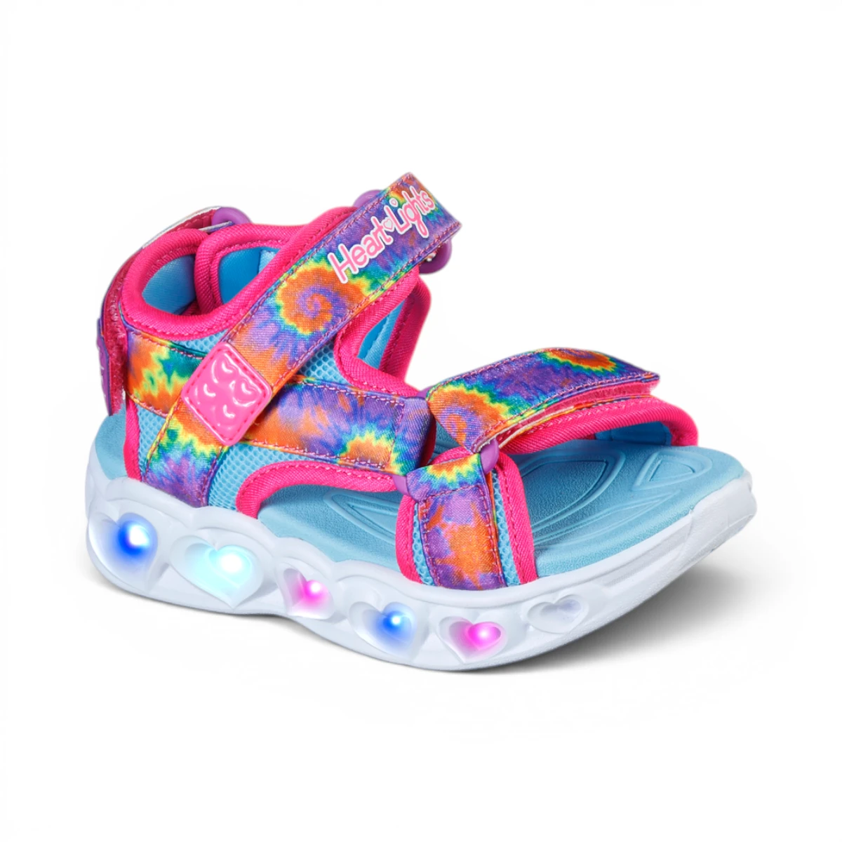 302160N-HPMT Heart Lights Sandals Color Gr svjetleće sandale ružičaste – Skechers