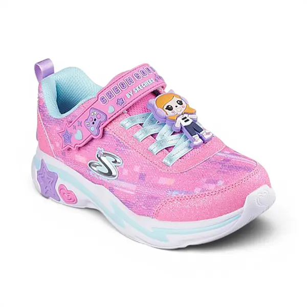 302214L-PKMT Snuggle Sneaks Skech Squad dječje tenisice ružičaste – Skechers