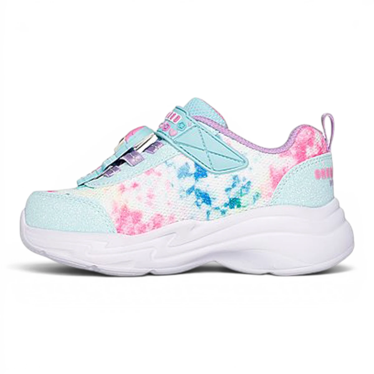 302214N-MTMT Snuggle Sneaks Skech Squad svjetleće tenisice višebojne – Skechers