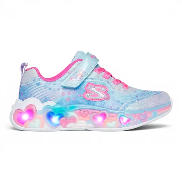 302696L-LBMT Eternal Heart Lights dječje tenisice plavo/roze – Skechers