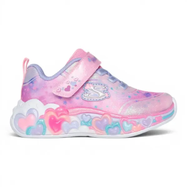 Eternal Heart Lights dječje tenisice roza – Skechers