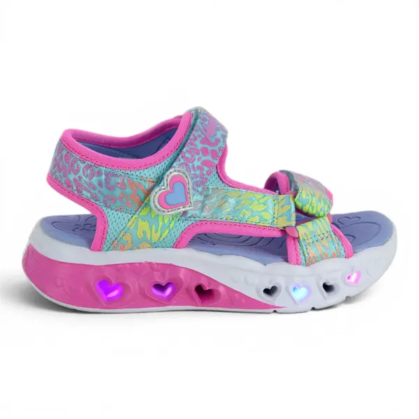 302967L-TQMT Flutter Hearts Sandals dječje sandale s motivom srca multicolor – Skechers