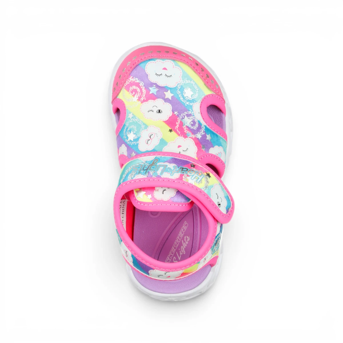 302977N-HPMT Heart Lights Sandals Cutie dječje sandale ružičaste – Skechers