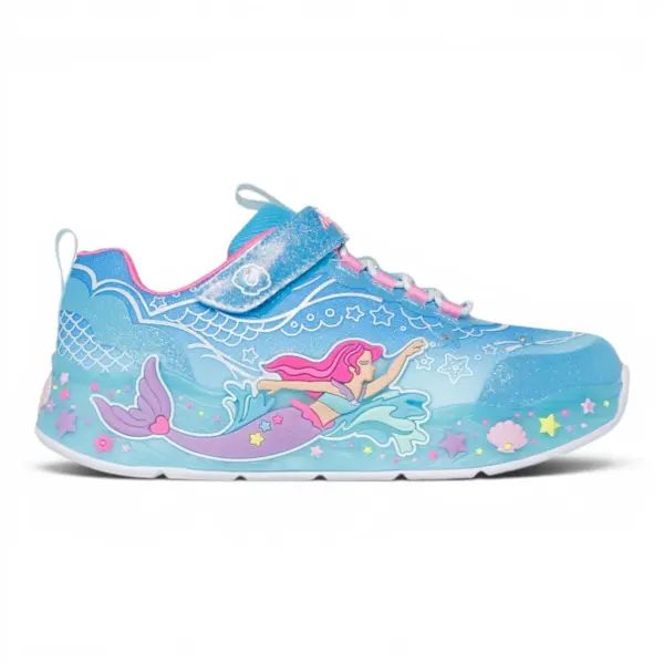 Mermaid Dreams dječje tenisice s motivom sirene plave – Skechers