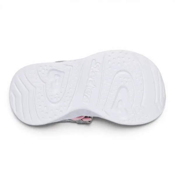 303114N-SLPK Heart Lights Sugar dječje sandale srebrno-roze – Skechers