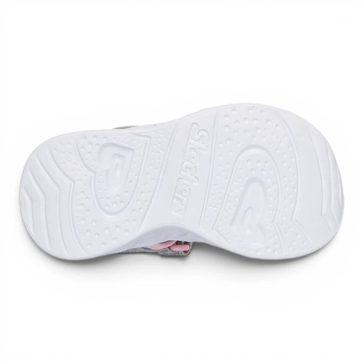 303114N-SLPK Heart Lights Sugar dječje sandale srebrno-roze – Skechers