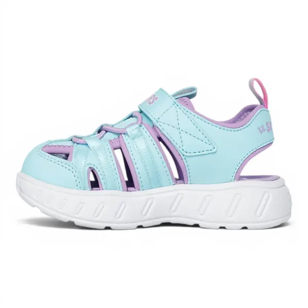 303162N-TQLV Play Scene Splash Cute Crew dječje sandale tirkizno-ljubičaste – Skechers
