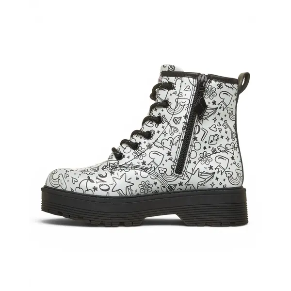 303408L-SLBK Skechers GRAVLEN HI - DOODLE DOWN SLBK