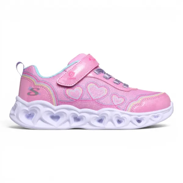 SKECHERS Heart Lights Bubble – Svjetleće Tenisice za Djevojčice