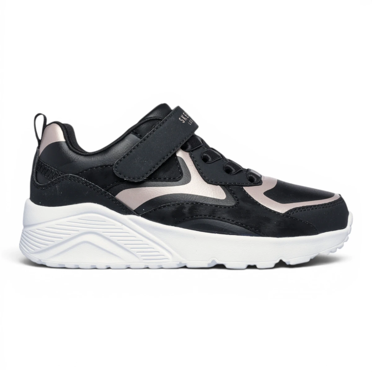 310380L-BKRG UNO Lite Metallic Burst dječje tenisice crne – Skechers