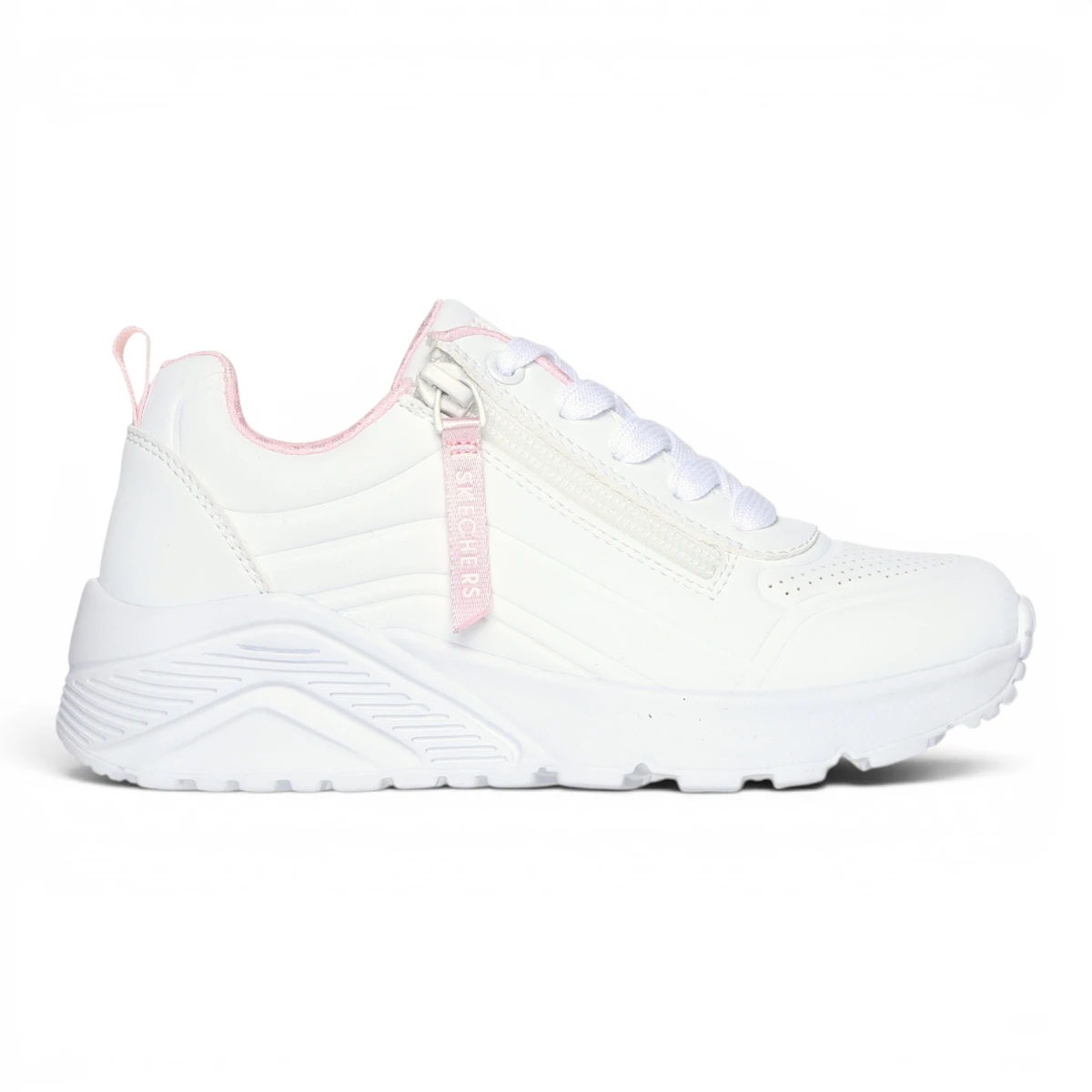 310387L-WHT UNO Lite Easy Zip dječje tenisice bijele – Skechers