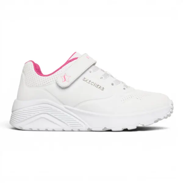 UNO Lite Star Icon dječje tenisice bijelo-roze – Skechers