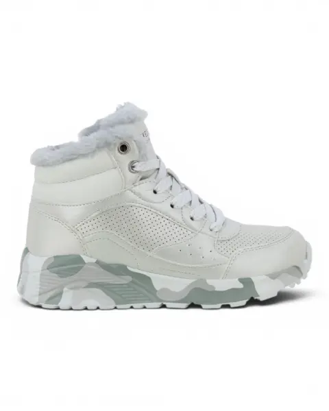 UNO Lite Camo Daze dječje gležnjače srebrno-sive – Skechers