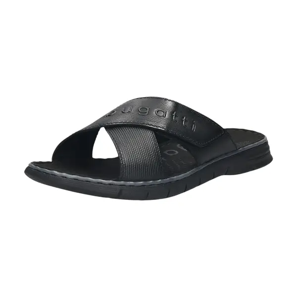 311-A3282-3500-1000 Bugatti muške natikače black