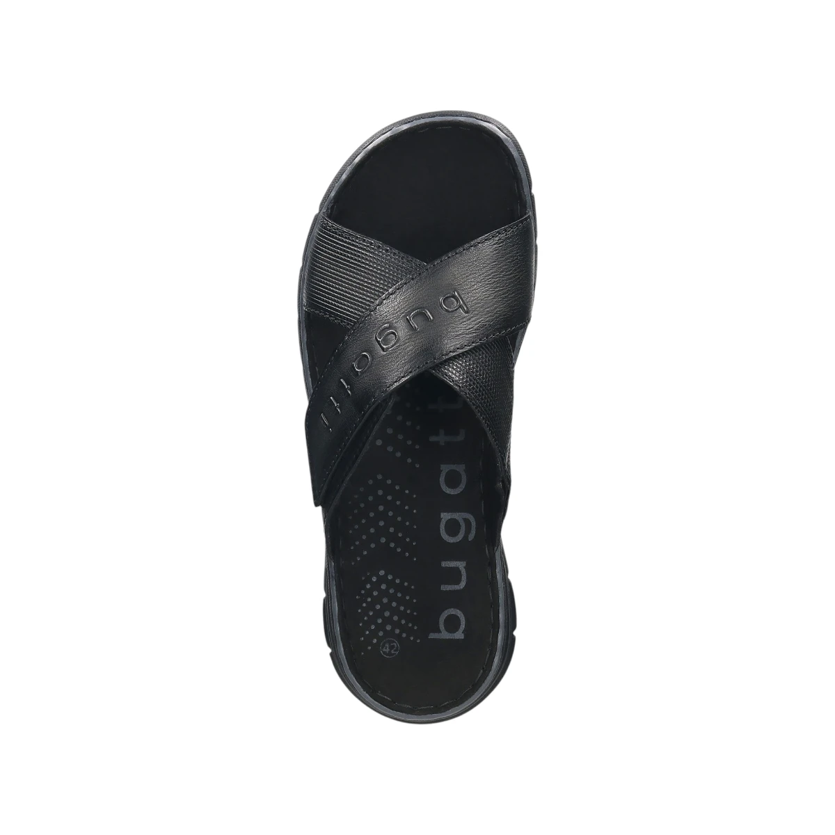 311-A3282-3500-1000 Bugatti muške natikače black