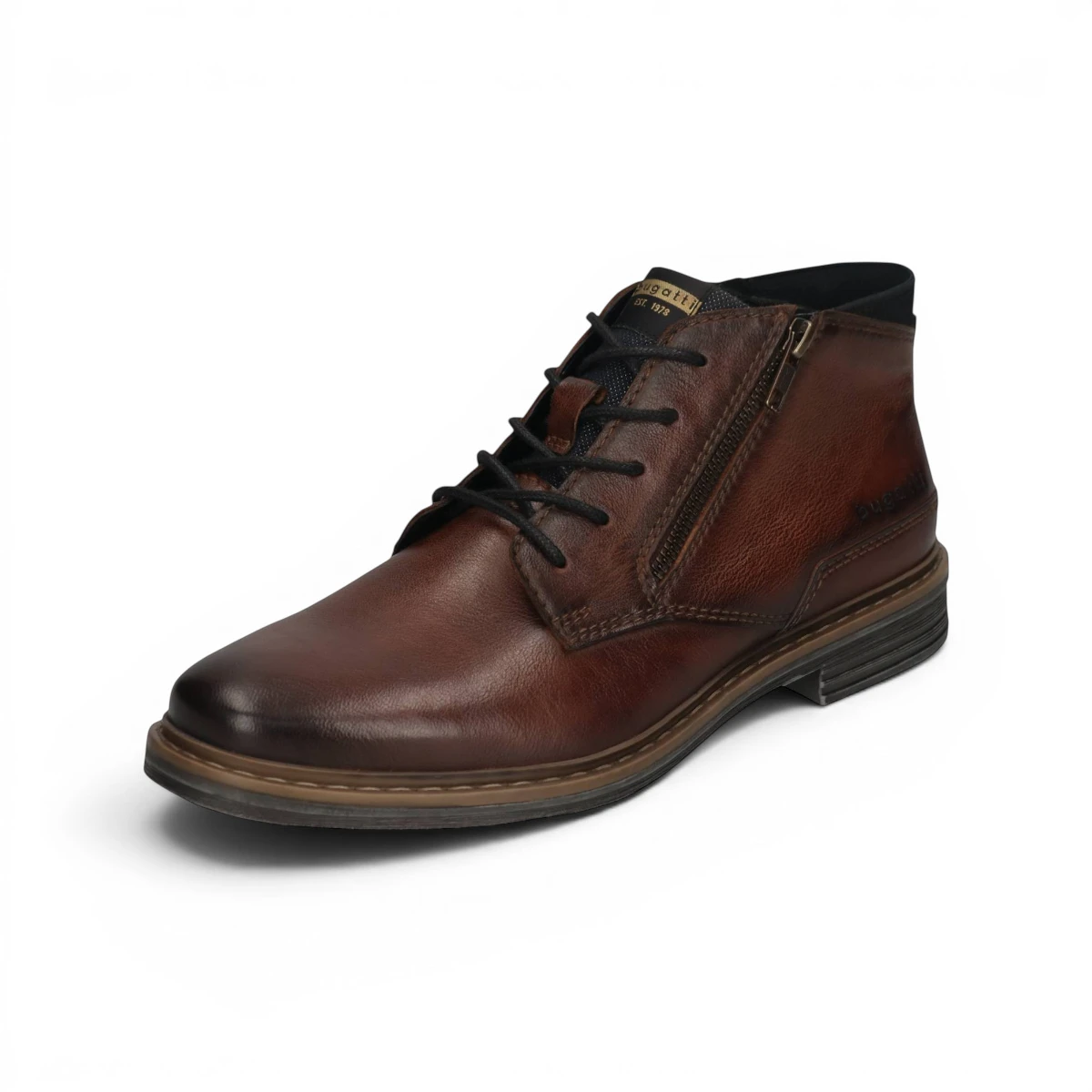 311-AOC30-3100-6400 Bugatti Muška gležnjača Rigalo Evo Mid-Brown