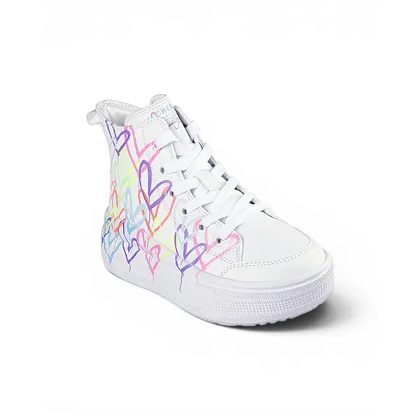 314075L-WMLT Hyperlift Love Daze dječje visoke tenisice bijelo-multicolor – Skechers