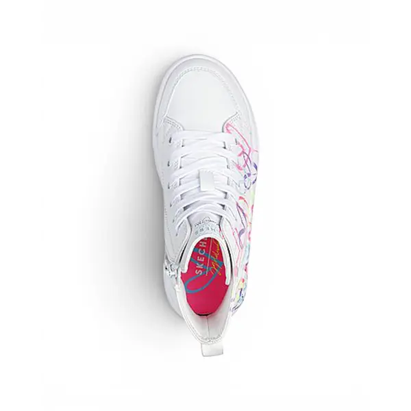 314075L-WMLT Hyperlift Love Daze dječje visoke tenisice bijelo-multicolor – Skechers