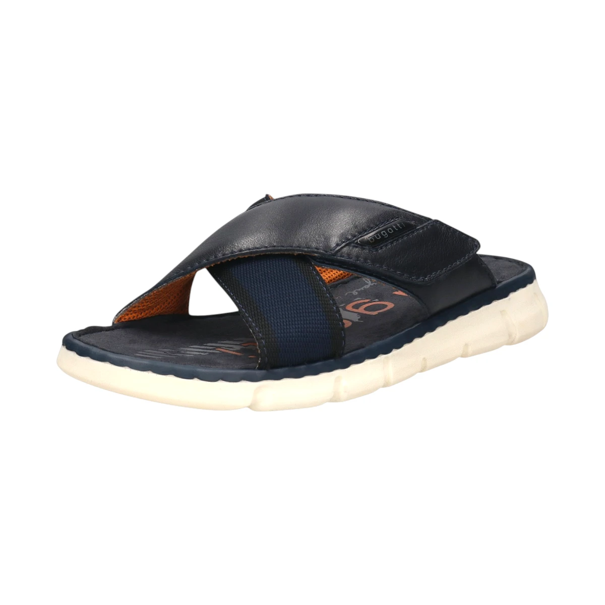 321-AK084-1069-4141 Bugatti muška natikača Dark Blue